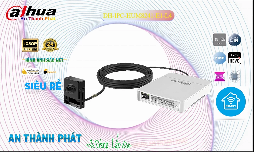 DH-IPC-HUM8241-E1-L4 sắc nét Dahua DH-IPC-HUM8241-E1-L4 sắc nét Dahua