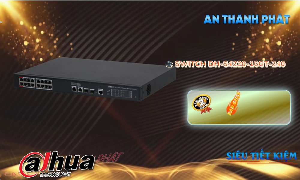 DH-S4220-16GT-240 Poe Switch Công Nghiệp DH-S4220-16GT-240 Poe Switch Công Nghiệp