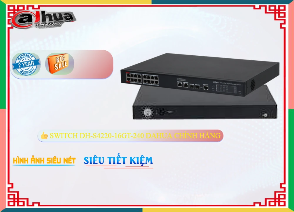 DH-S4220-16GT-240 Poe Switch Công Nghiệp DH-S4220-16GT-240 Poe Switch Công Nghiệp