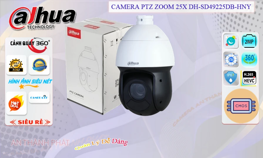 DH-SD49225DB-HNY sắc nét Dahua DH-SD49225DB-HNY sắc nét Dahua