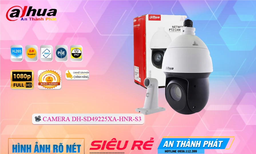 DH-SD49225XA-HNR-S3 sắc nét Dahua DH-SD49225XA-HNR-S3 sắc nét Dahua