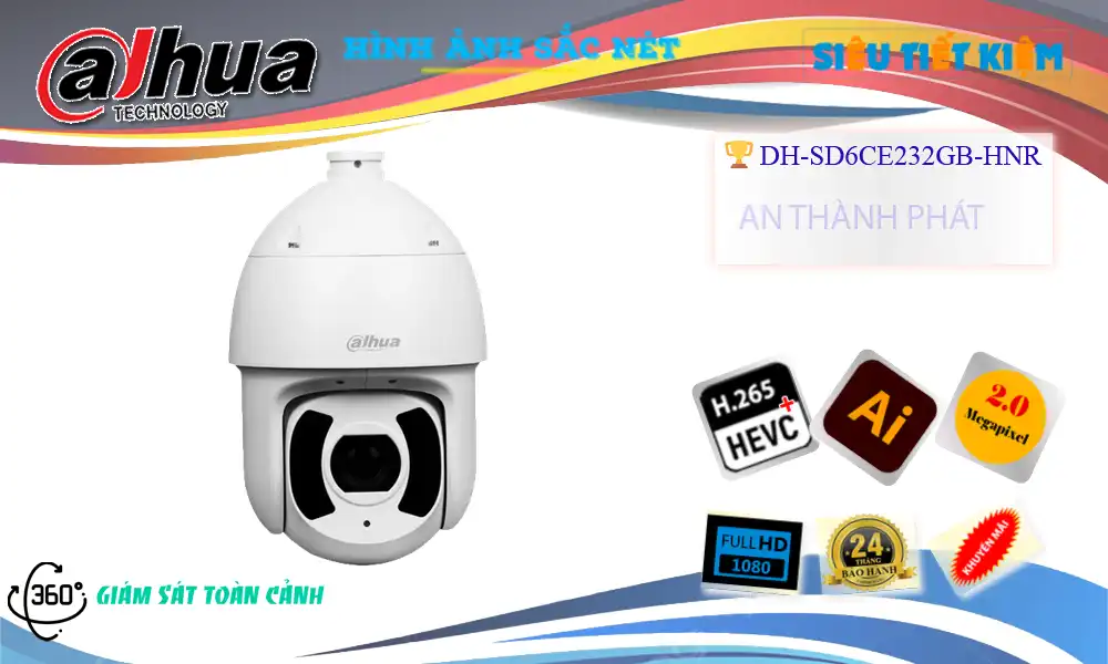 DH-SD6CE230U-HNI sắc nét Dahua DH-SD6CE230U-HNI sắc nét Dahua