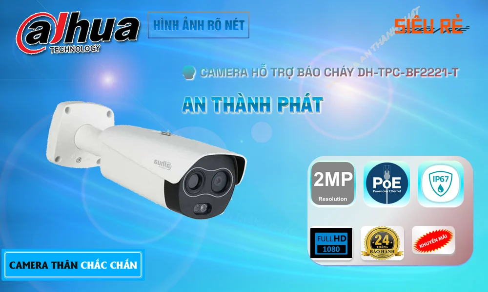 DH-TPC-BF2221-T Camera IP Cảm Biến Nhiêt