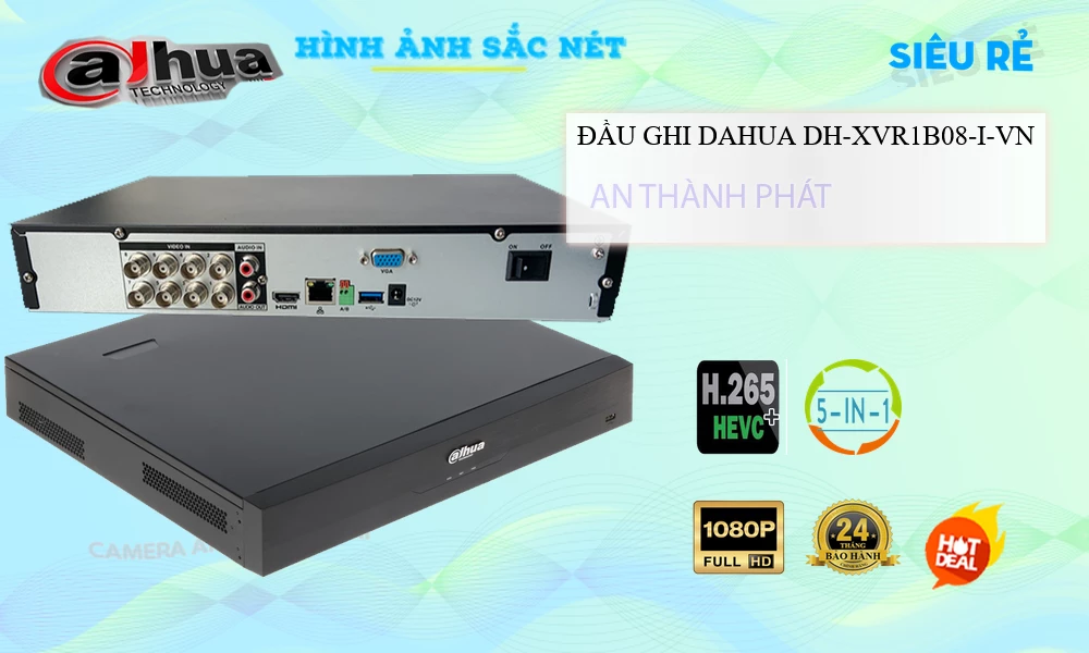 DH-XVR1B08-I-VN sắc nét KBvision