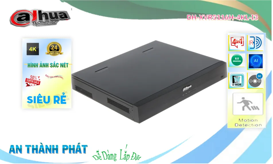DH-XVR5116H-4KL-I3 sắc nét Dahua ➠