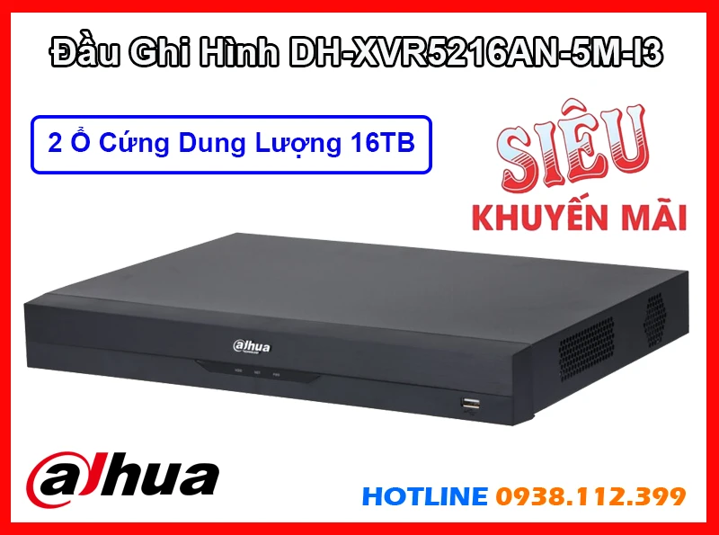 Đầu Ghi Hình 16 kênh 2 Ổ Cứng DH-XVR5216AN-5M-I3,DH-XVR5216AN-5M-I3 Giá chiết khấu,DH-XVR5216AN-5M-I3 Công Nghệ HD trang bị đặt biệt Cổng Lan 2 cổng LAN RJ45Thuận tiện Giá Hấp Dẫn,DH-XVR5216AN-5M-I3 Chất lượng nhất,Địa Chỉ Bán DH-XVR5216AN-5M-I3,DH XVR5216AN 5M I3,thông số DH-XVR5216AN-5M-I3