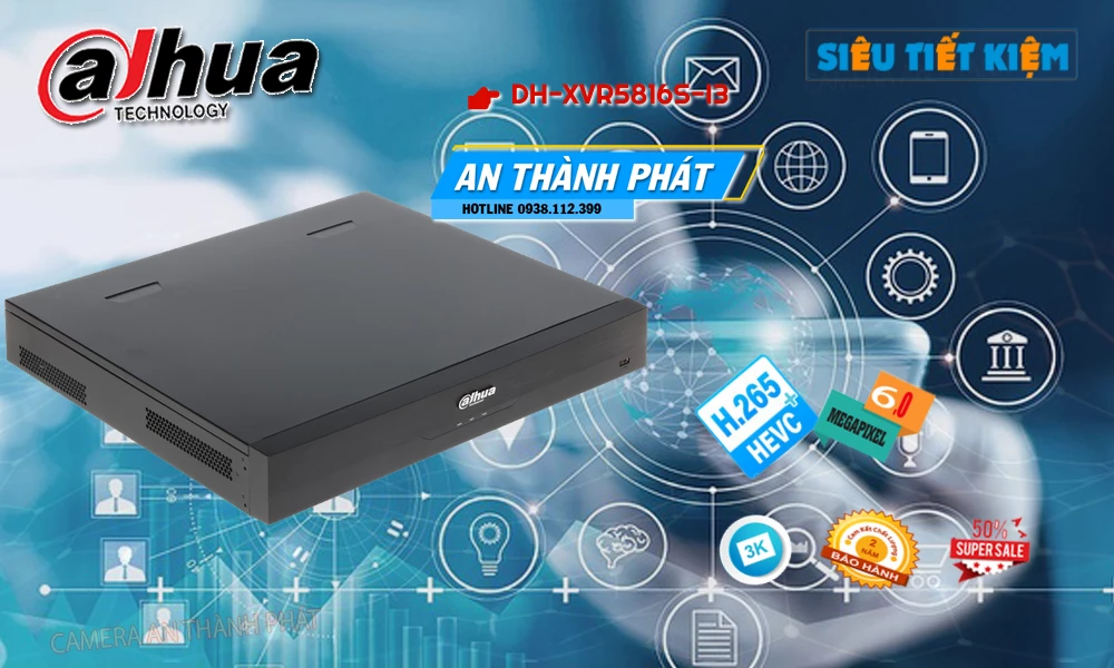 DH-XVR5816S-I3 sắc nét Dahua DH-XVR5816S-I3 sắc nét Dahua