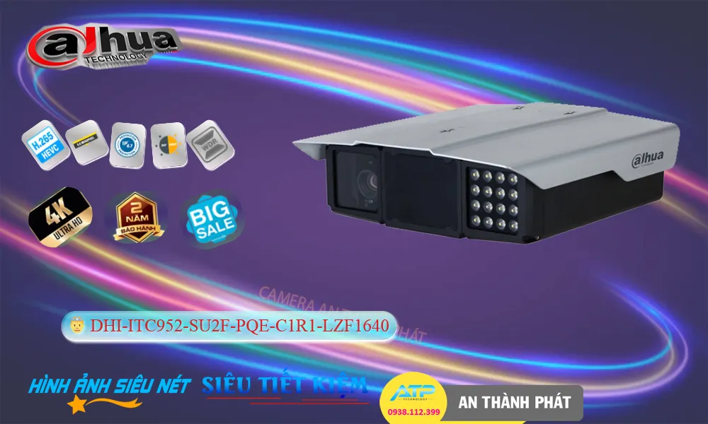 ➠  DHI-ITC952-SU2F-PQE-C1R1-LZF1640 sắc nét Dahua