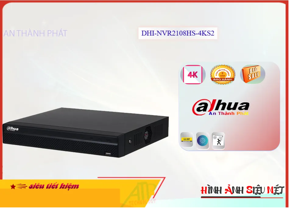 ➠ DHI-NVR2108HS-4KS2 sắc nét Dahua ➠ DHI-NVR2108HS-4KS2 sắc nét Dahua