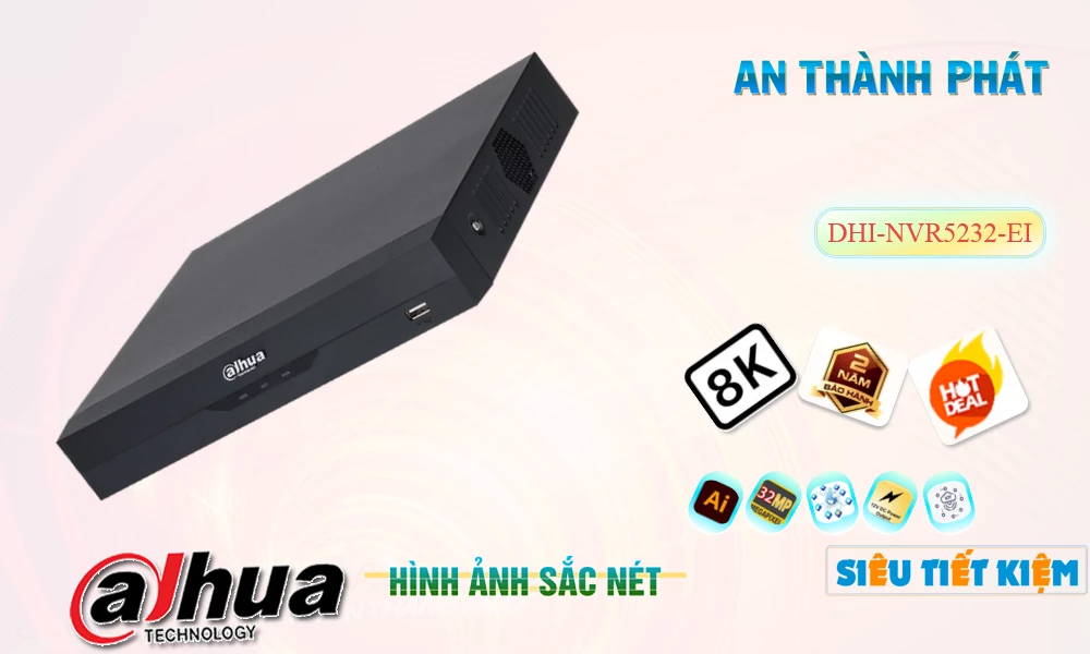 DHI-NVR5232-EI sắc nét Dahua ➠
