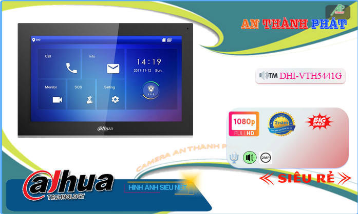 Chuôn cửa thông minh Dahua DHI-VTH5441G Chuôn cửa thông minh Dahua DHI-VTH5441G