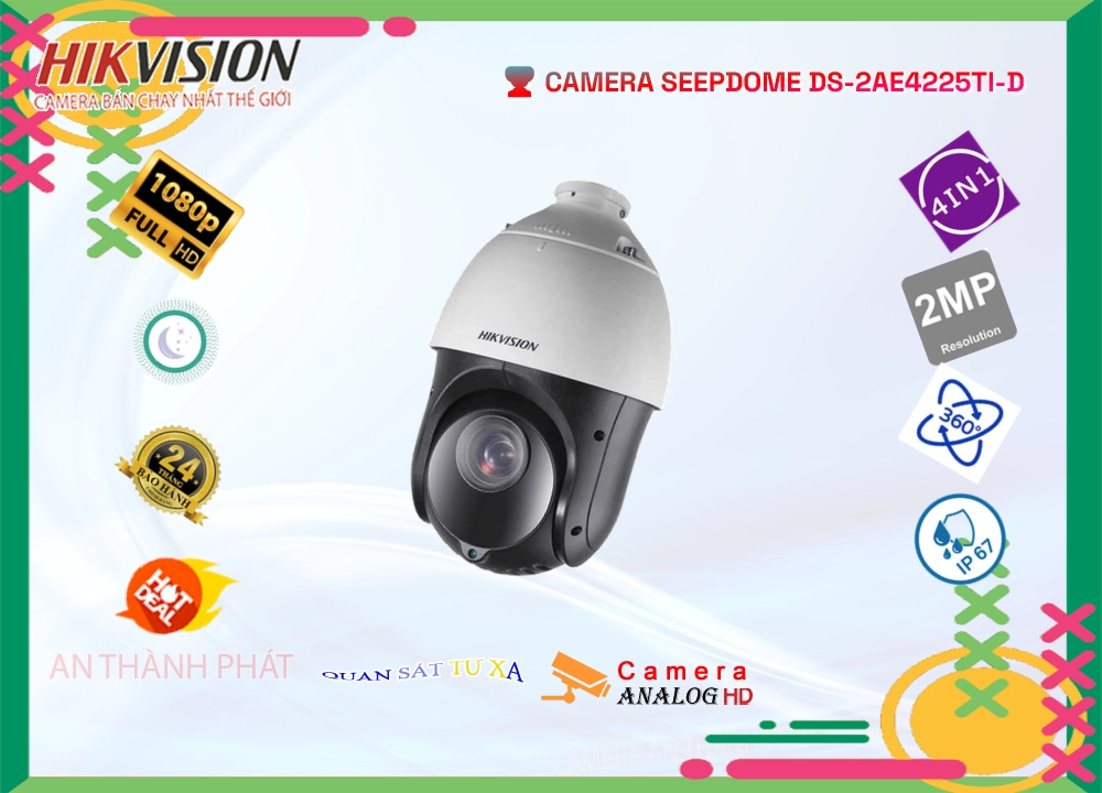 DS-2AE4225TI-D Camera HD Anlog Hikvision Giá tốt DS-2AE4225TI-D Camera HD Anlog Hikvision Giá tốt
