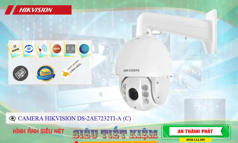 DS-2AE7232TI-A (C) camera sắc nét Hikvision