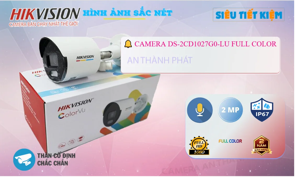 DS-2CD1027G0-LU Camera Giá Rẻ Hikvision