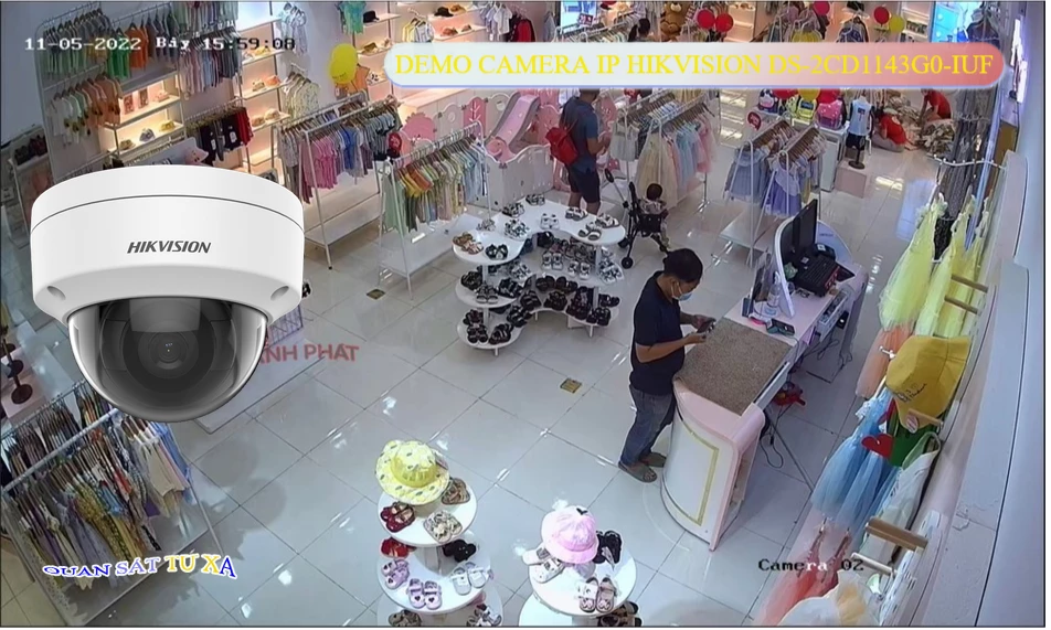 DS-2CD1143G0-IUF sắc nét Hikvision DS-2CD1143G0-IUF sắc nét Hikvision