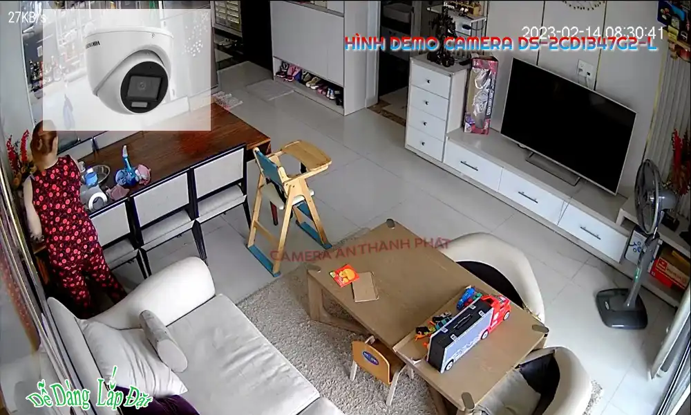 DS-2CD1347G2-L sắc nét Hikvision ➠