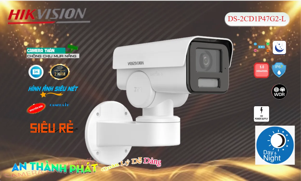 DS-2CD1P47G2-L sắc nét Hikvision DS-2CD1P47G2-L sắc nét Hikvision