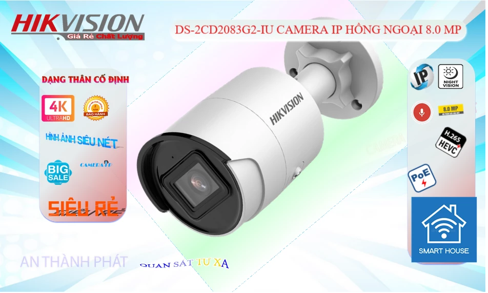 ➠ DS-2CD2083G2-IU sắc nét Hikvision ➠ DS-2CD2083G2-IU sắc nét Hikvision