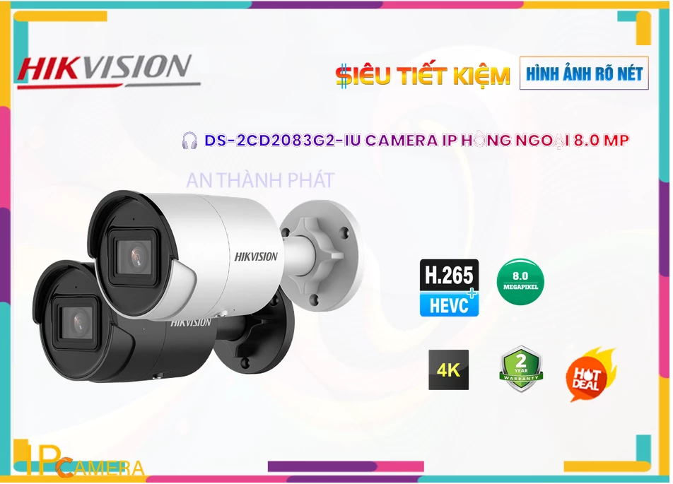 ➠ DS-2CD2083G2-IU sắc nét Hikvision ➠ DS-2CD2083G2-IU sắc nét Hikvision