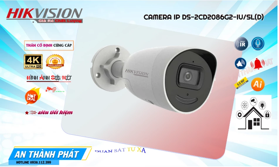 Camera DS-2CD2086G2-IU/SL(D)