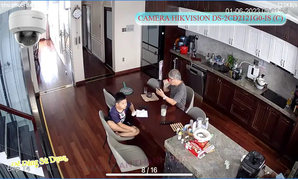 DS-2CD2121G0-IS (C) sắc nét Hikvision