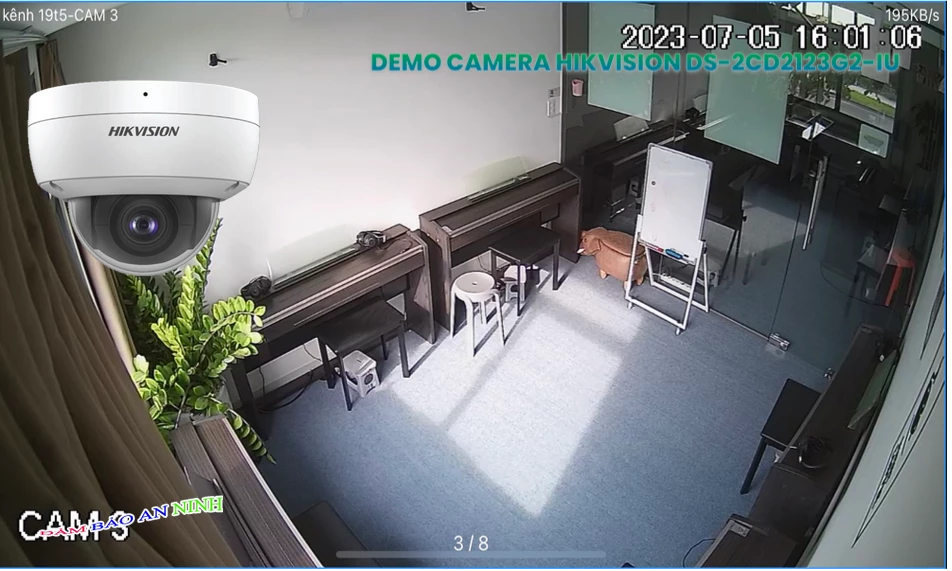 DS-2CD2123G2-IU sắc nét Hikvision DS-2CD2123G2-IU sắc nét Hikvision