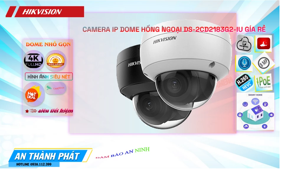 DS-2CD2183G2-IU sắc nét Hikvision
