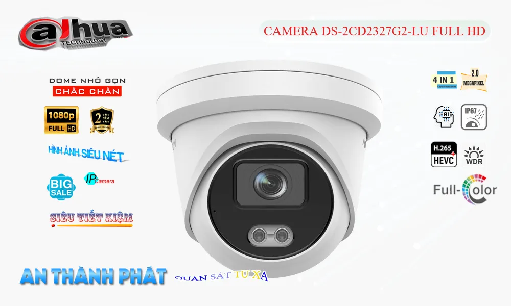 DS-2CD2327G2-LU sắc nét Hikvision