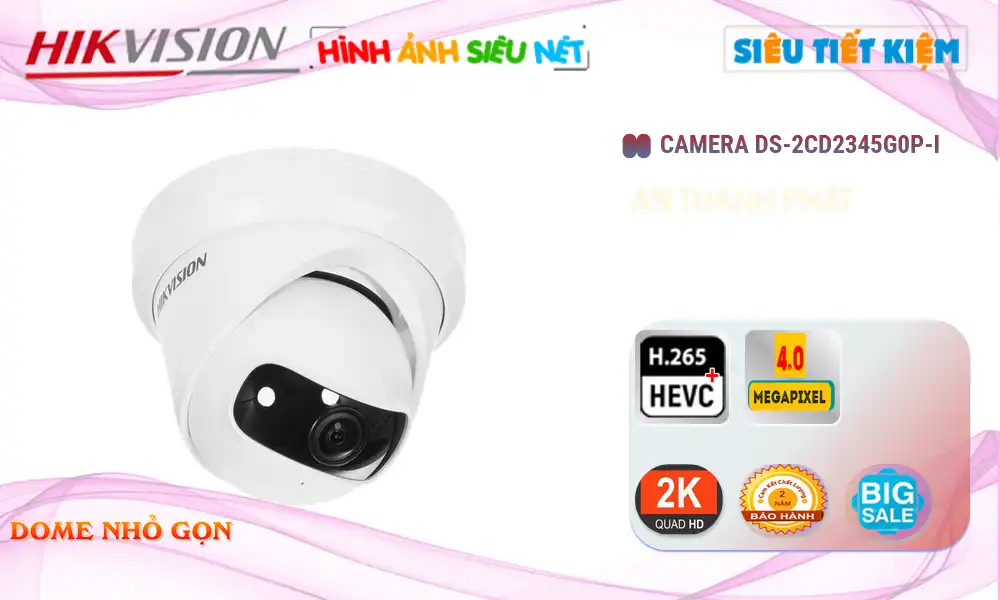 DS-2CD2345G0P-I sắc nét Hikvision DS-2CD2345G0P-I sắc nét Hikvision