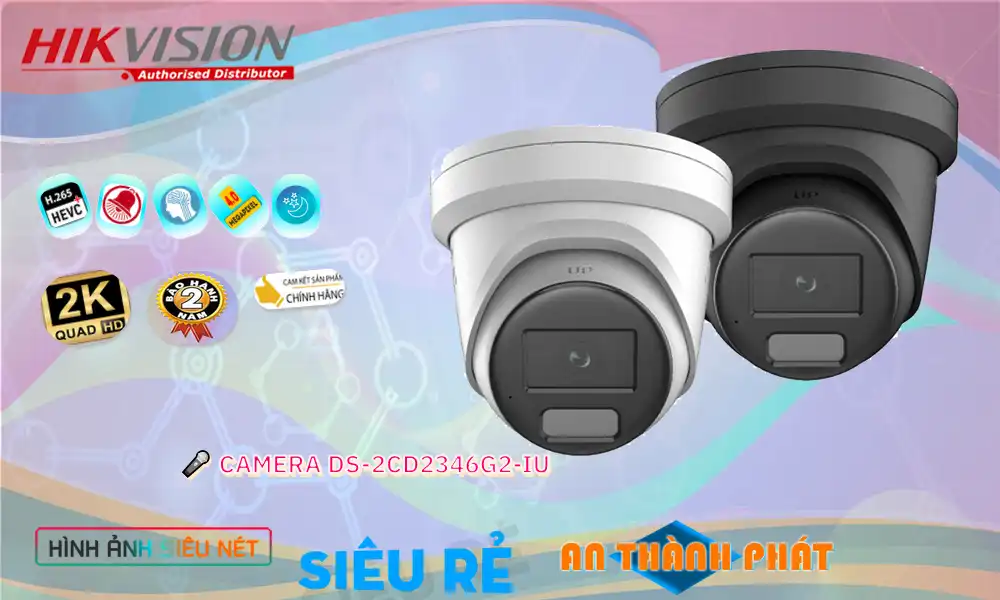 DS-2CD2346G2-IU sắc nét Hikvision DS-2CD2346G2-IU sắc nét Hikvision