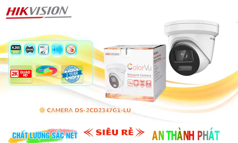 DS-2CD2347G1-LU sắc nét Hikvision