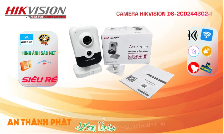 DS-2CD2443G2-I sắc nét Hikvision