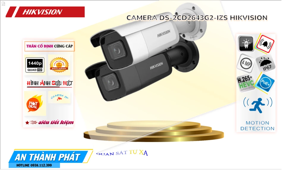 DS-2CD2643G2-IZS sắc nét Hikvision DS-2CD2643G2-IZS sắc nét Hikvision