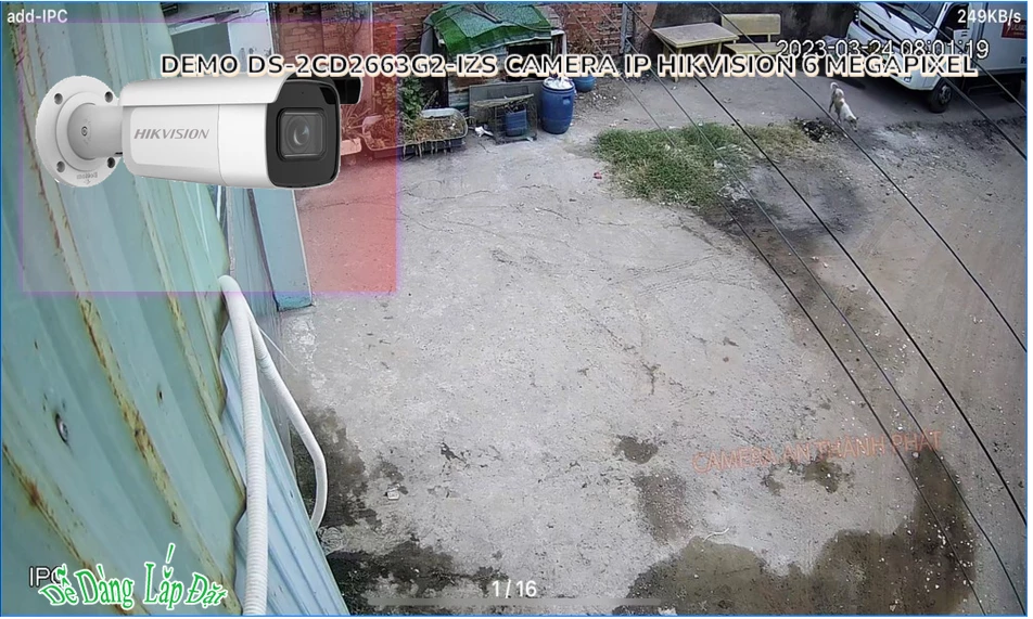 DS-2CD2663G2-IZS sắc nét Hikvision DS-2CD2663G2-IZS sắc nét Hikvision