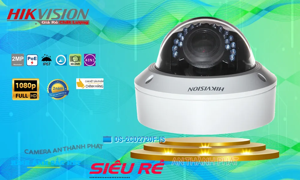 DS-2CD2720F-IS sắc nét Hikvision