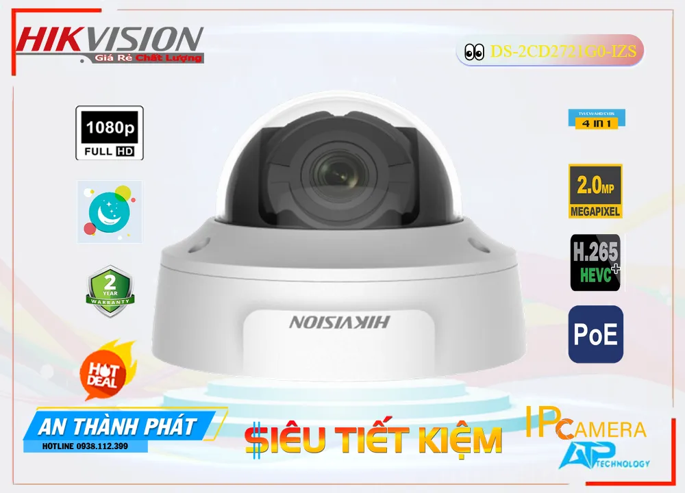 Camera Hikvision DS-2CD2721G0-IZS,Giá giá sỉ DS-2CD2721G0-IZS,Bán Sỉ DS-2CD2721G0-IZS, Bán Lỗ,DS-2CD2721G0-IZS chiết khấu cao,Giá Bán DS-2CD2721G0-IZS FULL HD 1080P 2.0 megapixel ,cửa hàng bán  Camera Giám Sát DS-2CD2721G0-IZS,thông số DS-2CD2721G0-IZS, Giá rẻ nhất,DS-2CD2721G0-IZS Chiết khấu cao,DS-2CD2721G0-IZS Đang giảm giá,công nghê DS-2CD2721G0-IZS,DS-2CD2721G0-IZS Tốt nhất,DS-2CD2721G0-IZS Chất Lượng,bán DS-2CD2721G0-IZS