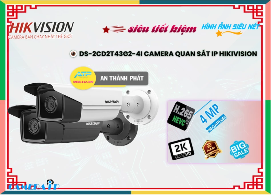 Camera Hikvision DS-2CD2T43G2-4I,Giá giá sỉ DS-2CD2T43G2-4I,Giá buôn DS-2CD2T43G2-4I, Bán Lỗ,DS-2CD2T43G2-4I nơi bán rẻ nhất,Giá Bán DS-2CD2T43G2-4I Ultra 2k 4.0 megapixel ,Địa Chỉ Bán  Loại Camera an ninh DS-2CD2T43G2-4I,thông số DS-2CD2T43G2-4I, Tốt nhất,DS-2CD2T43G2-4I Giá hấp dẫn,DS-2CD2T43G2-4I Giá rẻ,công nghê DS-2CD2T43G2-4I,DS-2CD2T43G2-4I Tốt nhất,DS-2CD2T43G2-4I Chất Lượng,bán DS-2CD2T43G2-4I