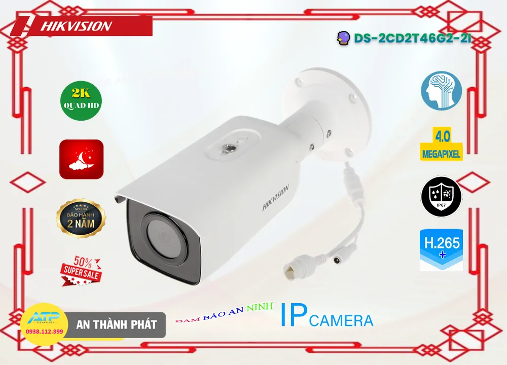 Camera Hikvision DS-2CD2T46G2-2I,Giá DS-2CD2T46G2-2I, Loại Camera an ninh DS-2CD2T46G2-2I Chiết khấu cao,Bán rẻ DS-2CD2T46G2-2I,DS-2CD2T46G2-2I Ip POE sắc nét  giá mới nhất,thông số DS-2CD2T46G2-2I 4.0 megapixel Ultra 2k ,DS-2CD2T46G2-2I Đang giảm giá,tuổi thọ DS-2CD2T46G2-2I,DS-2CD2T46G2-2I Chính hãng,Bán Sỉ DS-2CD2T46G2-2I,cửa hàng bán DS-2CD2T46G2-2I,DS-2CD2T46G2-2I Giá rẻ nhất,Giá Bán DS-2CD2T46G2-2I,DS-2CD2T46G2-2I chiết khấu cao,DS-2CD2T46G2-2I bán rẻ