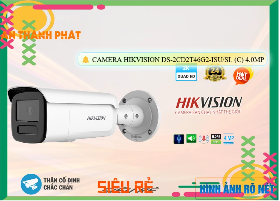 Camera Hikvision DS-2CD2T46G2-ISU/SL(C),Thông số DS-2CD2T46G2-ISU/SL(C),DS-2CD2T46G2-ISU/SL(C) giá mới nhất,DS-2CD2T46G2-ISU/SL(C) Công Nghệ IP  Bán Sỉ, Camera quan sát DS 2CD2T46G2 ISU/SL(C),DS-2CD2T46G2-ISU/SL(C) giá hấp dẫn,Giá Bán DS-2CD2T46G2-ISU/SL(C) Ultra 2k 4.0 MP ,DS-2CD2T46G2-ISU/SL(C) Chính hãng,Bán rẻ DS-2CD2T46G2-ISU/SL(C),Giá DS-2CD2T46G2-ISU/SL(C),thông số DS-2CD2T46G2-ISU/SL(C),DS-2CD2T46G2-ISU/SL(C) Chất lượng nhất,DS-2CD2T46G2-ISU/SL(C) Giá chiết khấu,DS-2CD2T46G2-ISU/SL(C) Giá Hấp Dẫn