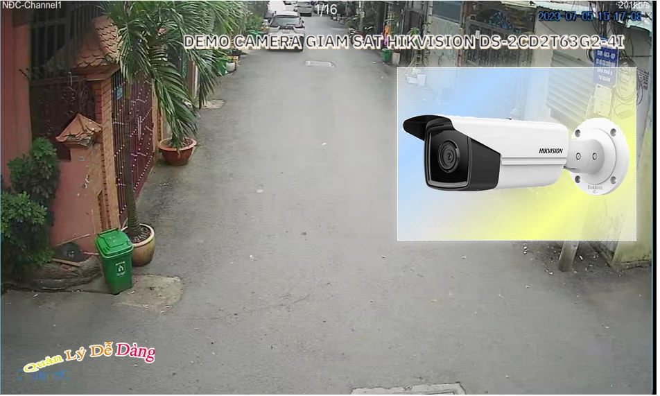 DS-2CD2T63G2-4I sắc nét Hikvision