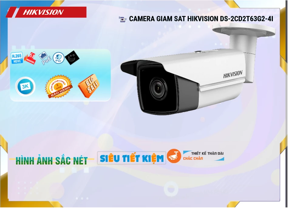 Camera IP Hikvision 6MP DS-2CD2T63G2-4I,thông số DS-2CD2T63G2-4I,DS-2CD2T63G2-4I IP  Đang giảm giá,DS 2CD2T63G2 4I,chức năng  Camera quan sát DS-2CD2T63G2-4I,Giá giá sỉ DS-2CD2T63G2-4I,DS-2CD2T63G2-4I Chất Lượng,Giá buôn DS-2CD2T63G2-4I,Giá Bán DS-2CD2T63G2-4I,DS-2CD2T63G2-4I nơi bán rẻ nhất,DS-2CD2T63G2-4I Bán Giá Rẻ,DS-2CD2T63G2-4I Tốt nhất,DS-2CD2T63G2-4I Giá hấp dẫn