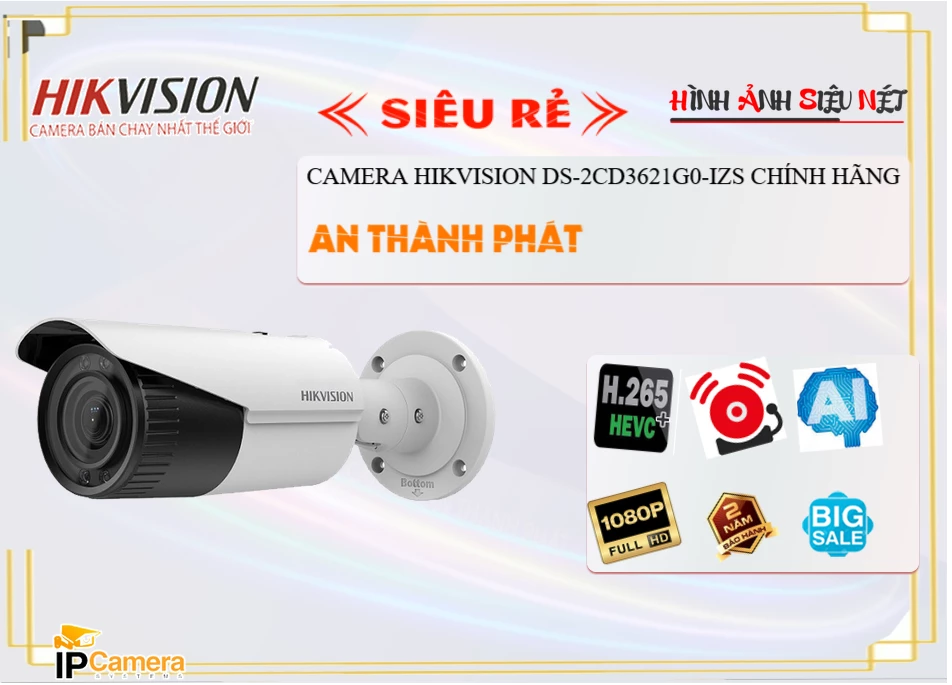 ➠ DS-2CD3621G0-IZS sắc nét Hikvision ➠ DS-2CD3621G0-IZS sắc nét Hikvision
