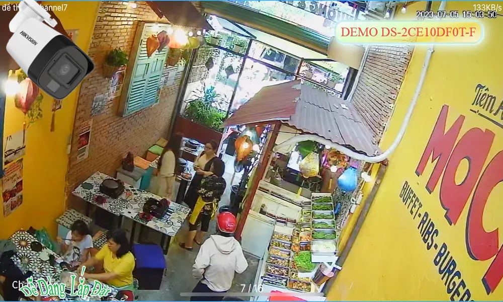 Camera HDTVI DS-2CE10DF0T-F ColorVu 2.0MP Thân Trụ Camera HDTVI DS-2CE10DF0T-F ColorVu 2.0MP Thân Trụ