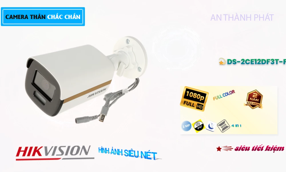 DS-2CE12DF3T-F sắc nét Hikvision ➠