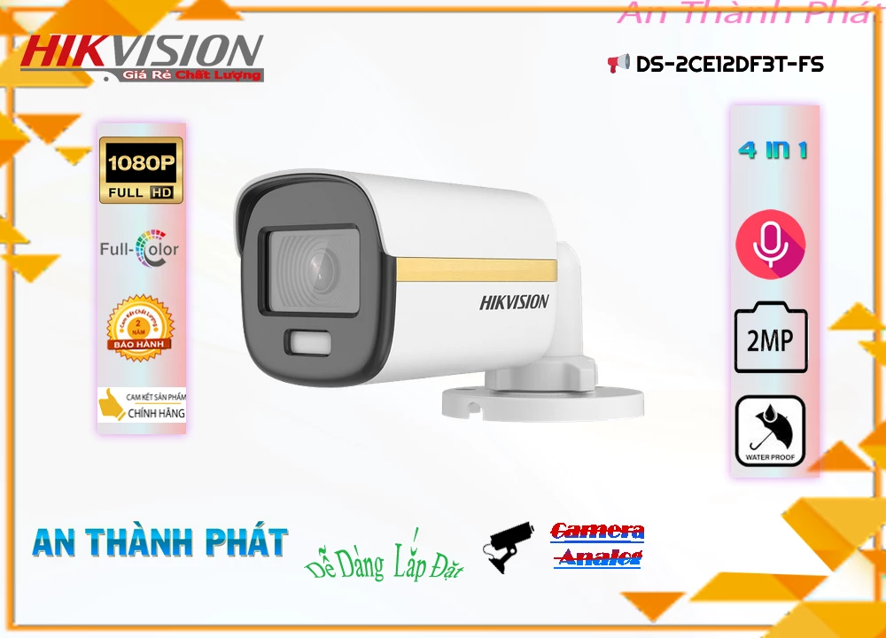 ➠ DS-2CE12DF3T-FS sắc nét Hikvision ➠ DS-2CE12DF3T-FS sắc nét Hikvision