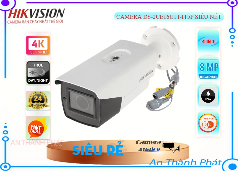 DS-2CE16U1T-IT5F sắc nét Hikvision DS-2CE16U1T-IT5F sắc nét Hikvision