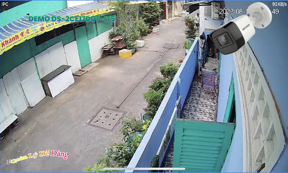 DS-2CE17D0T-IT5 sắc nét Hikvision