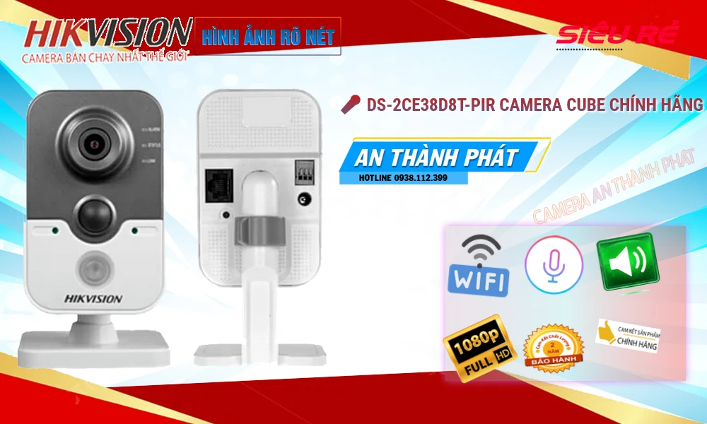 Camera IP Hikvision DS-2CE38D8T-PIR Hình ảnh sắc nét Camera IP Hikvision DS-2CE38D8T-PIR Hình ảnh sắc nét
