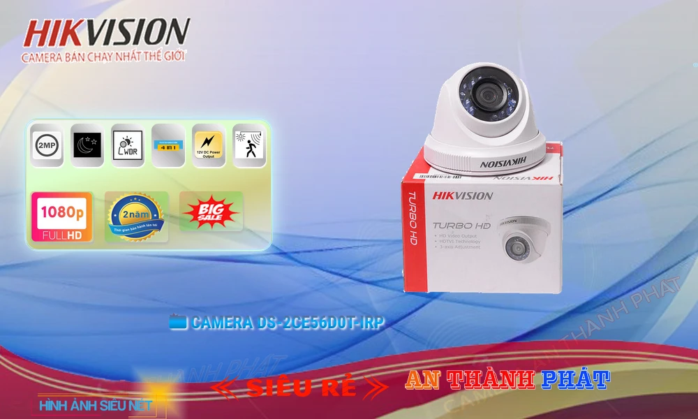 DS-2CE56D0T-IRP Camera An Ninh Giá rẻ