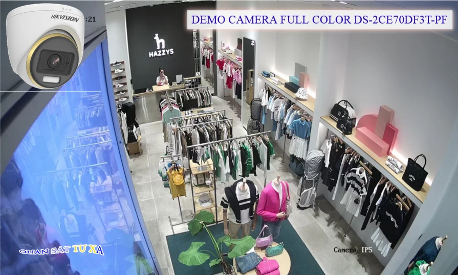 Camera Dome Hikvision DS-2CE70DF3T-PF ColorVu 2.0MP Camera Dome Hikvision DS-2CE70DF3T-PF ColorVu 2.0MP
